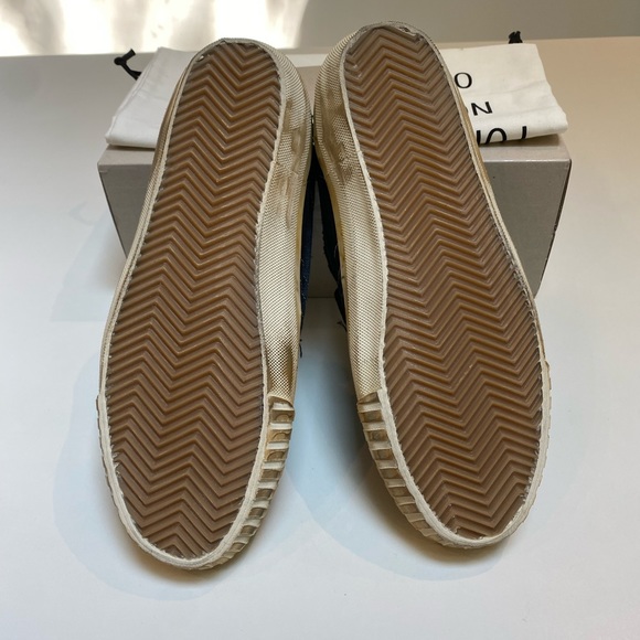 Golden Goose High Old School Classic Canvas Black Sneaker Shearling sz 40 NIB - Picture 10 of 13